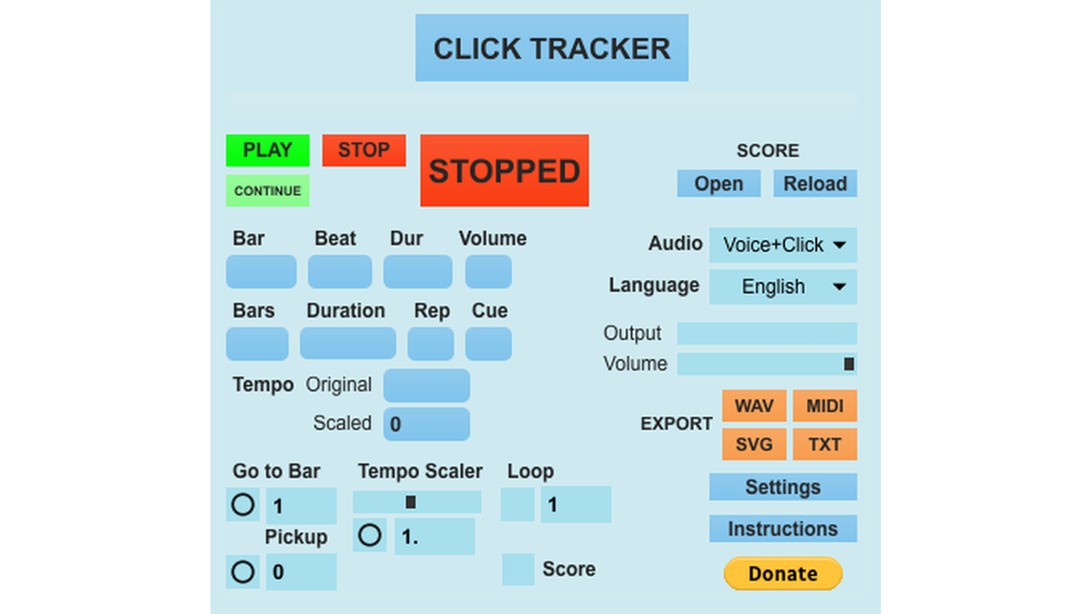 Criação dos click tracks das peças, Estudio Miquel Bernat, Porto (PT)